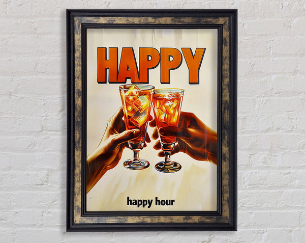 Happy Hour Framed Print