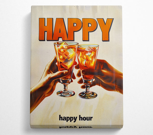  A Canvas Print of Happy Hour Canvas Print