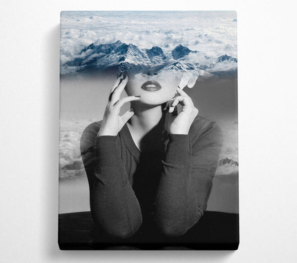  A Canvas Print of Head In The Clouds Canvas Wall Art