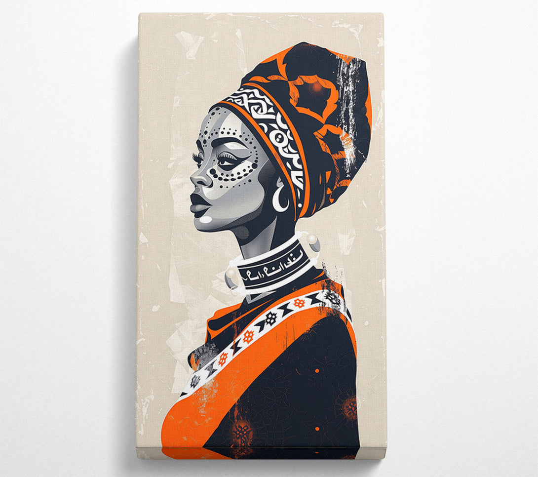 A Canvas Print of Headwear Of Africa Canvas Art