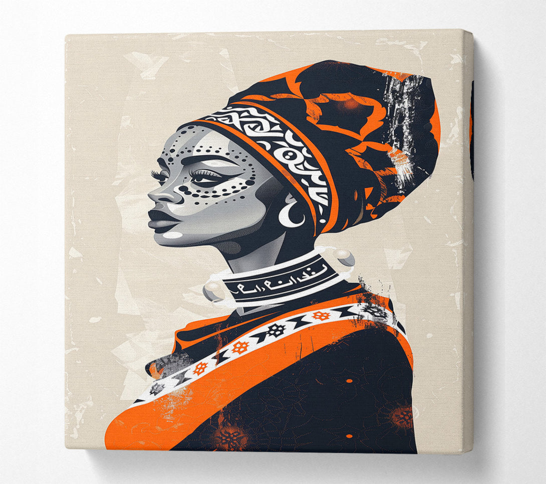  A Canvas Print of Headwear Of Africa Canvas Art