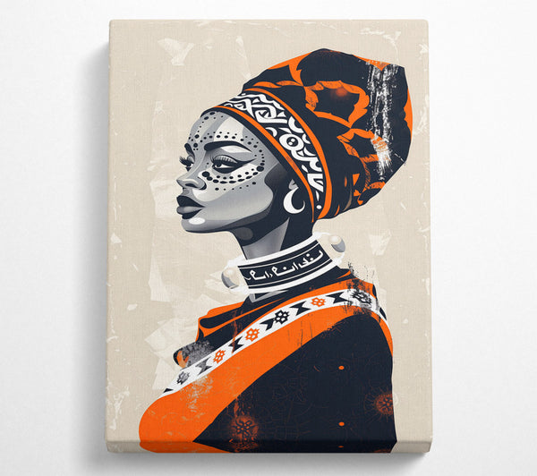  A Canvas Print of Headwear Of Africa Canvas Art