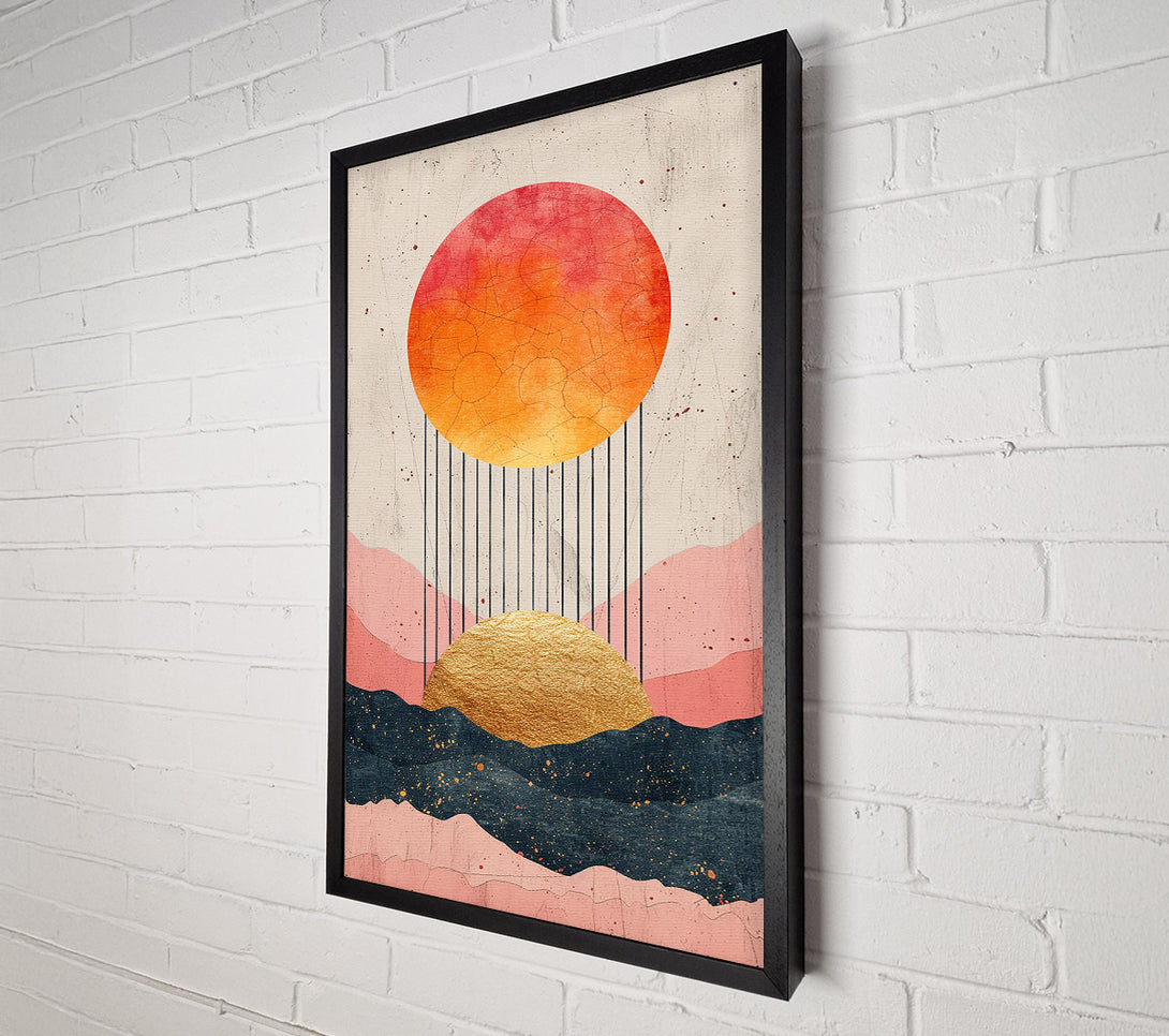  A Canvas Print of Heliocentric Sun Canvas Print