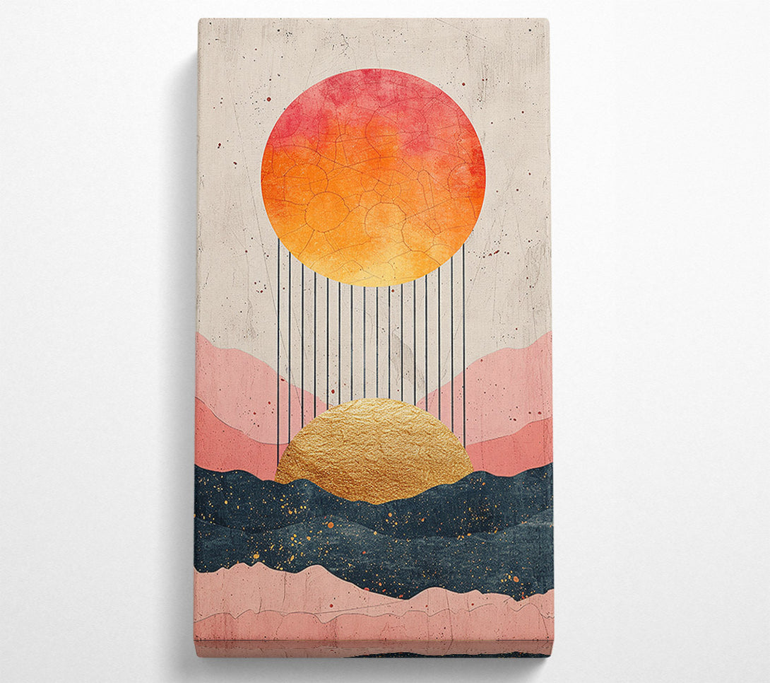  A Canvas Print of Heliocentric Sun Canvas Print