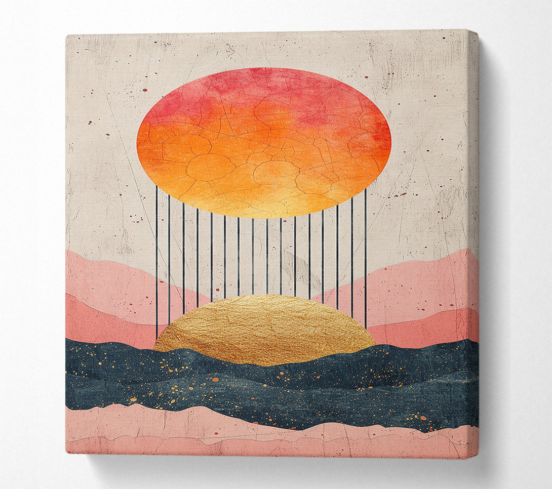  A Canvas Print of Heliocentric Sun Canvas Print