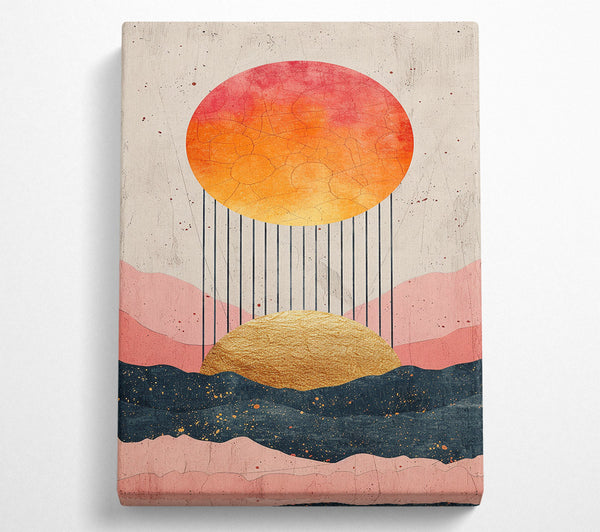  A Canvas Print of Heliocentric Sun Canvas Print