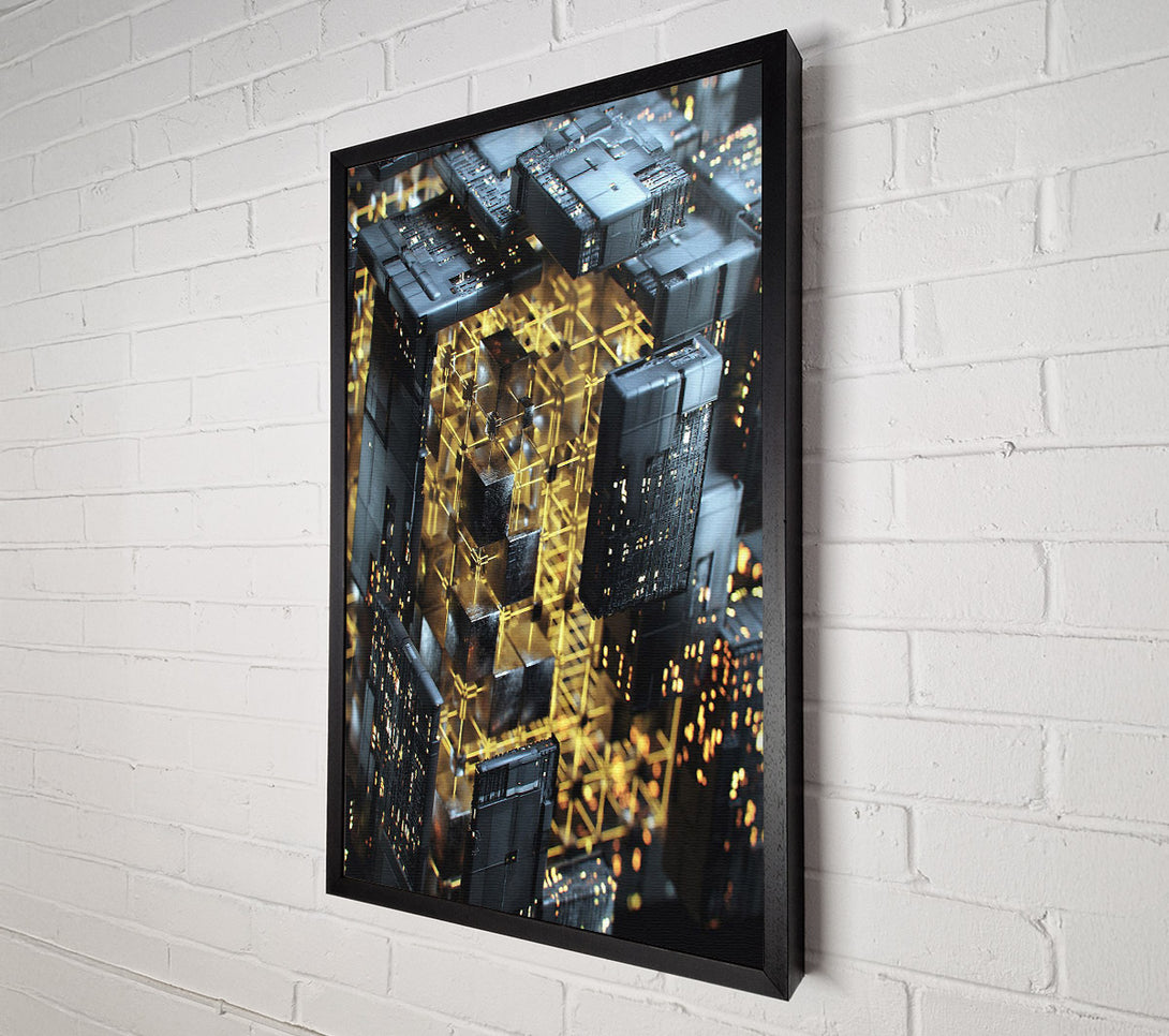  A Canvas Print of High Rise Canvas Print