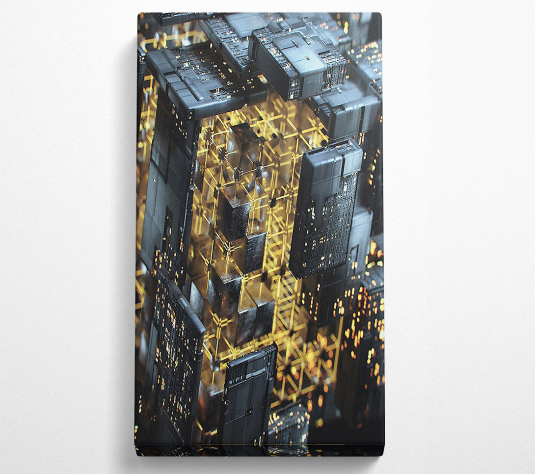 A Canvas Print of High Rise Canvas Print