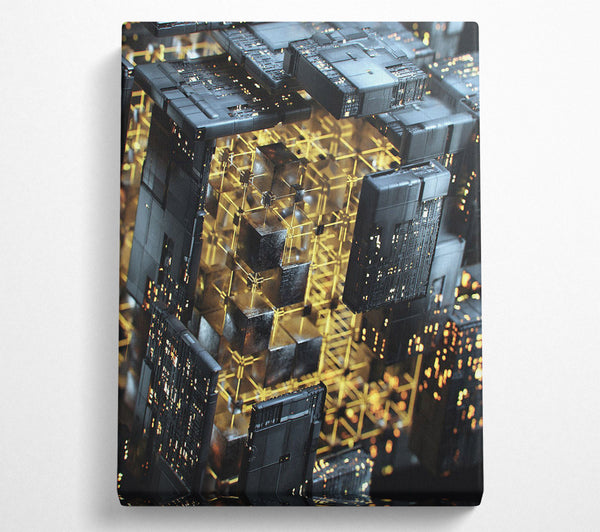  A Canvas Print of High Rise Canvas Print