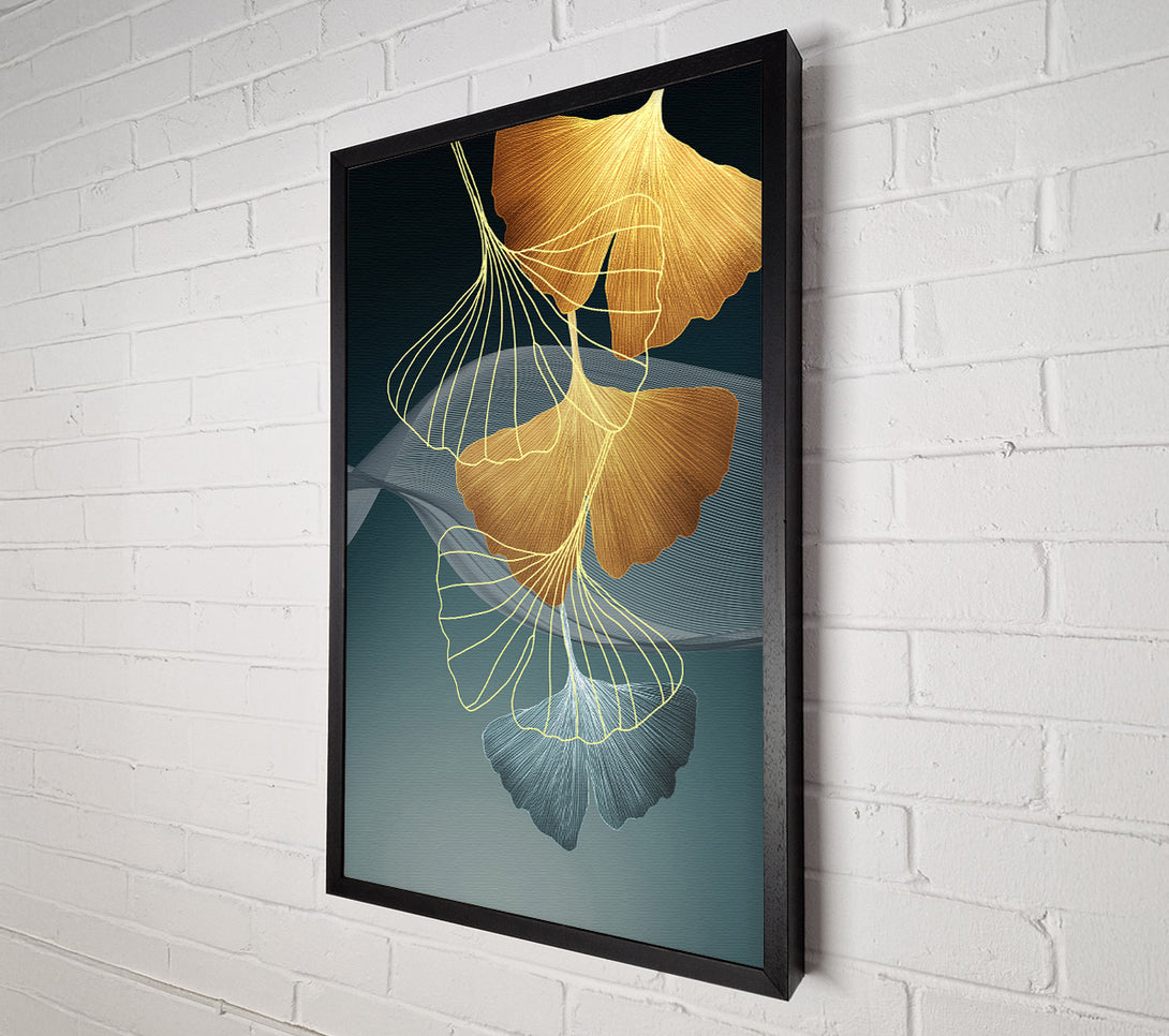  A Canvas Print of Hold Leaves Facing Down Canvas Print