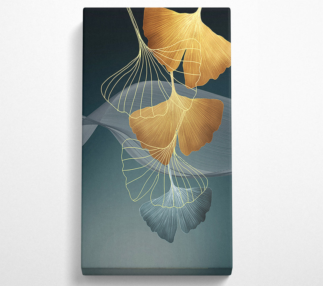 A Canvas Print of Hold Leaves Facing Down Canvas Print