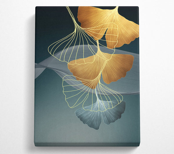  A Canvas Print of Hold Leaves Facing Down Canvas Print
