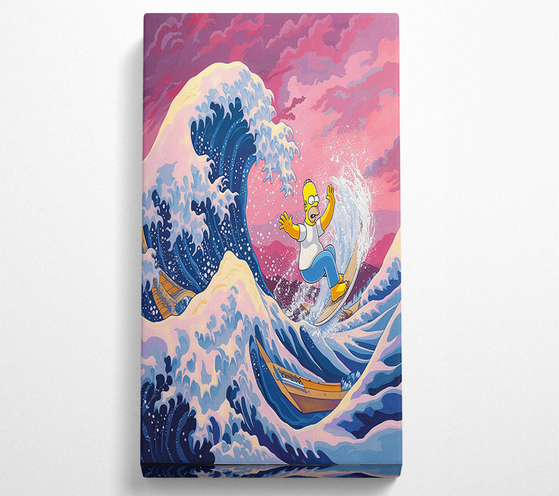  A Canvas Print of Homer Great Wave Canvas Wall Art