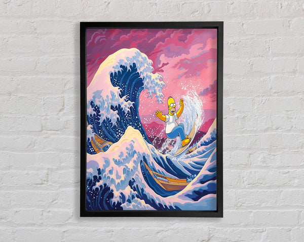 Homer Great Wave Framed Print
