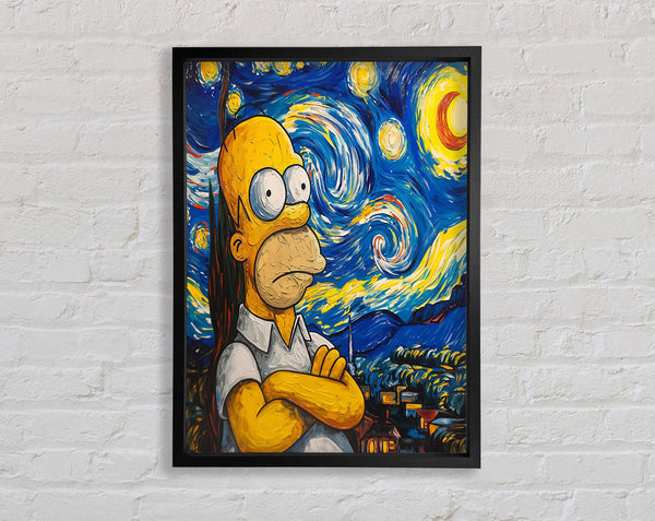 Homer Van Gogh Framed Print