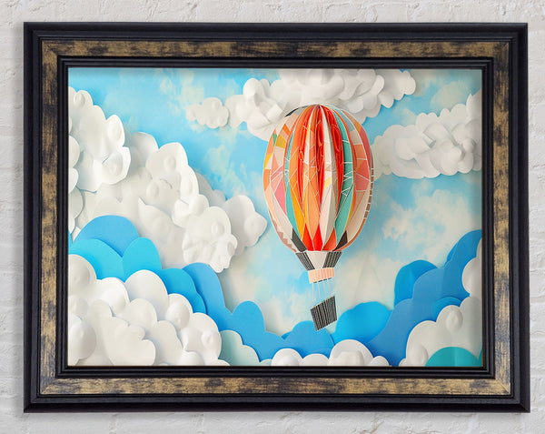 Hot Air Balloon Framed Print
