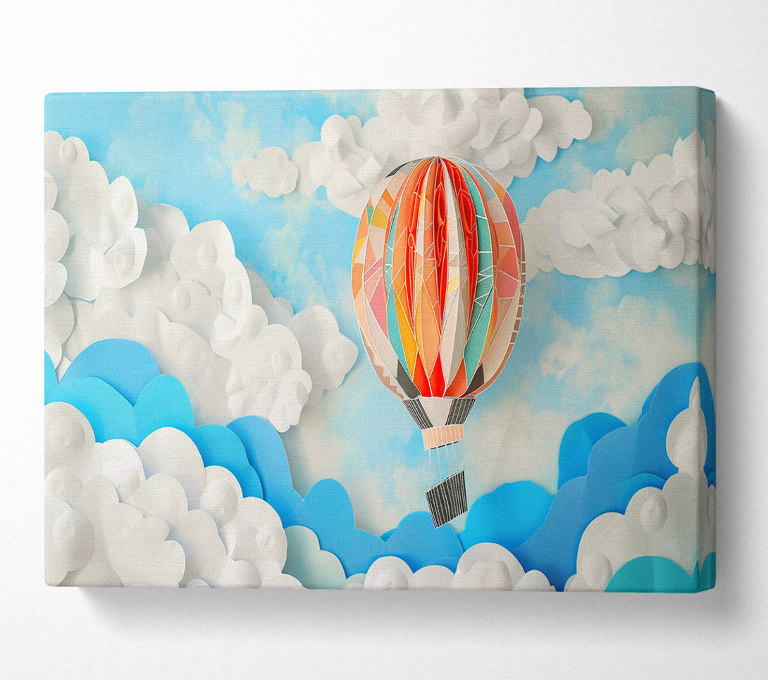  A Canvas Print of Hot Air Balloon Canvas Print