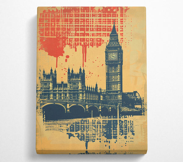  A Canvas Print of Houses Of Parliament Canvas Art
