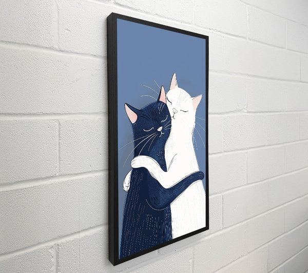 Hugging Cats