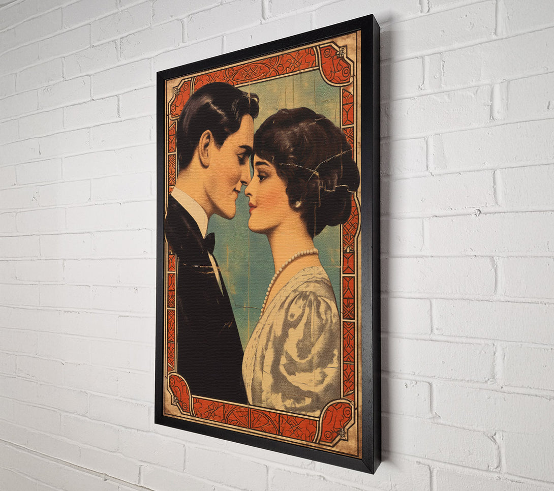  A Canvas Print of Husband And Wife Vintage Canvas Print