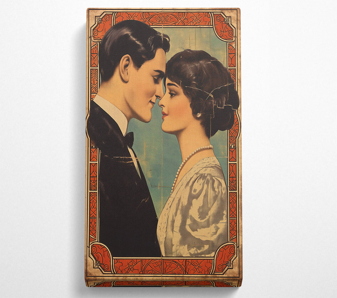  A Canvas Print of Husband And Wife Vintage Canvas Print