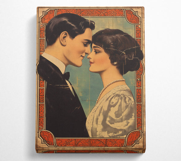  A Canvas Print of Husband And Wife Vintage Canvas Print