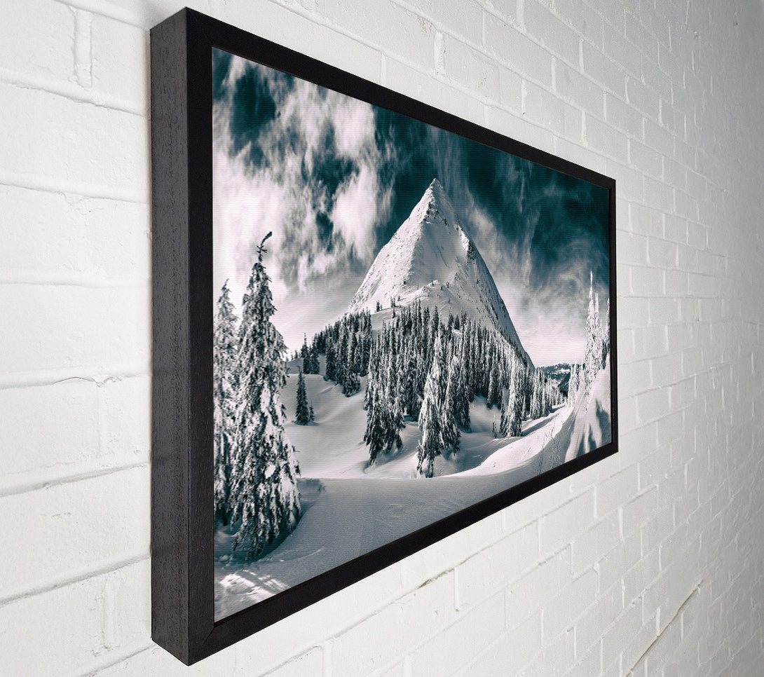  A Canvas Print of Ice Mountains Canvas Art