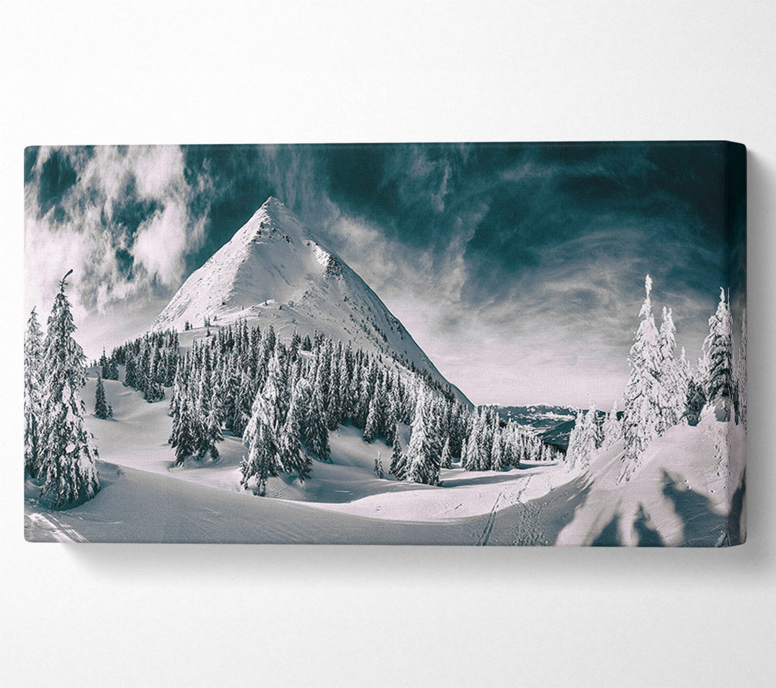  A Canvas Print of Ice Mountains Canvas Art