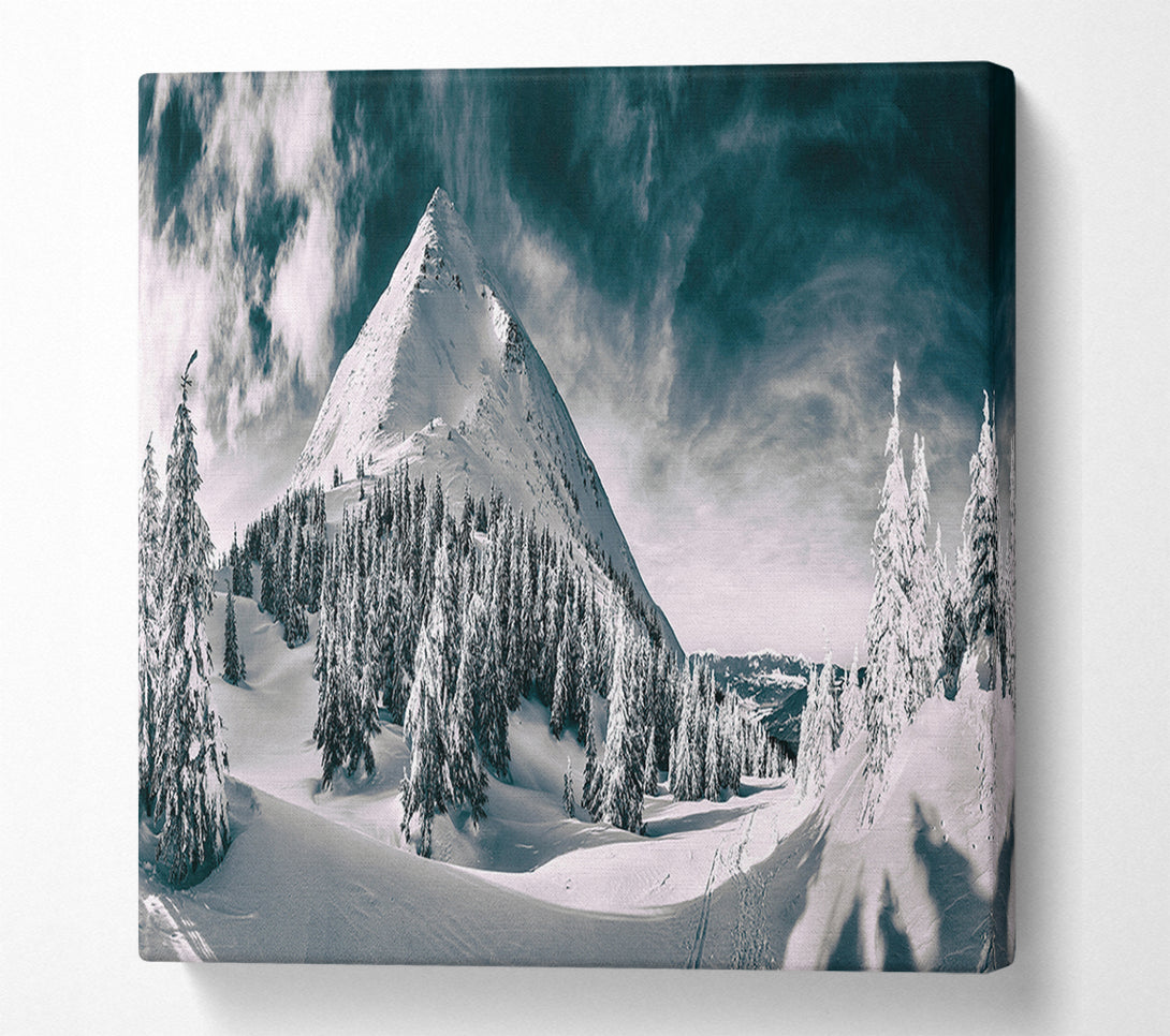  A Canvas Print of Ice Mountains Canvas Art