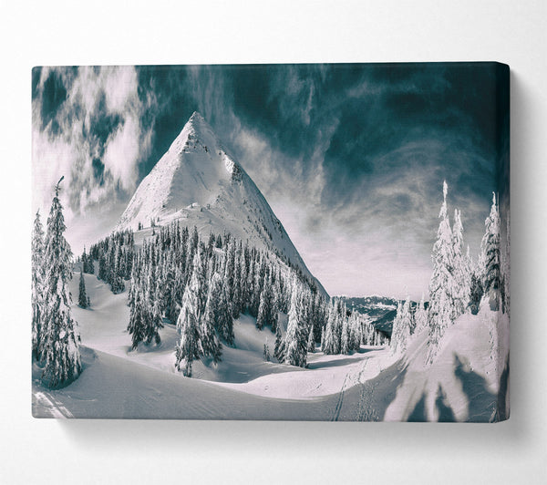  A Canvas Print of Ice Mountains Canvas Art