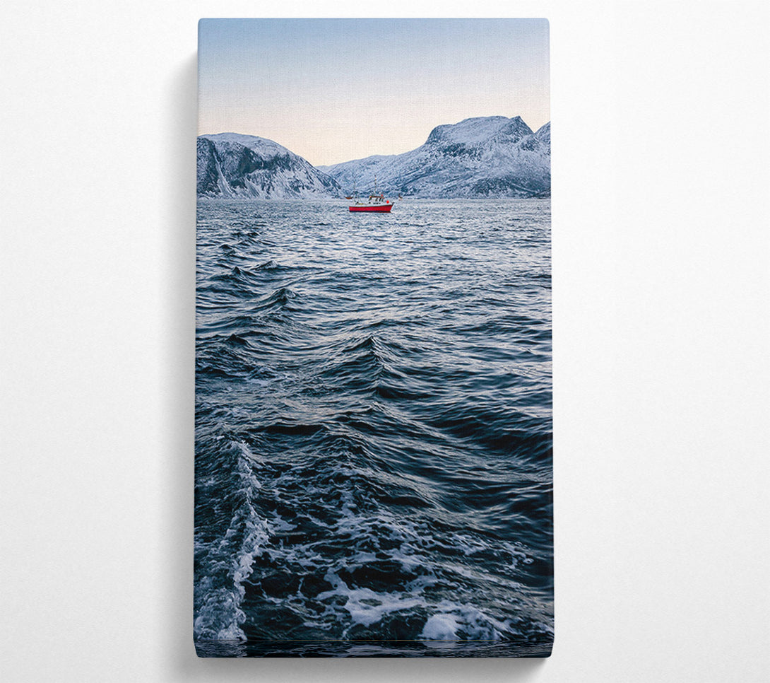  A Canvas Print of Icey Waters Canvas Wall Art