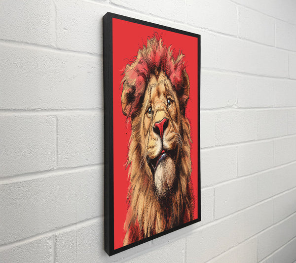 Inky Drawing Lion