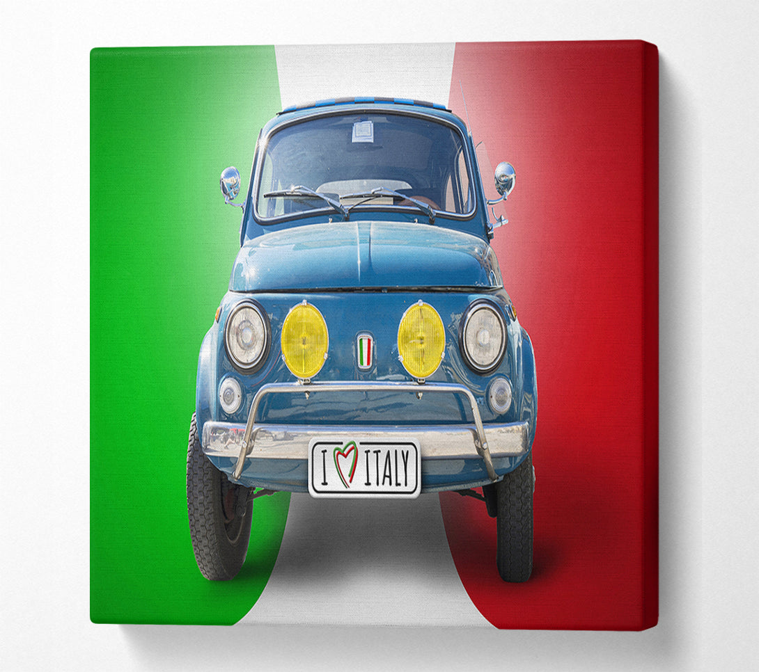  A Canvas Print of Italian Car Canvas Wall Art