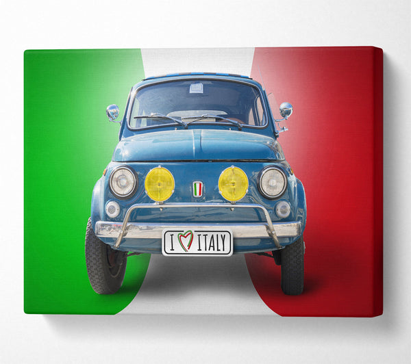  A Canvas Print of Italian Car Canvas Wall Art