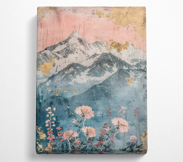  A Canvas Print of Japanese Mountain Canvas Print