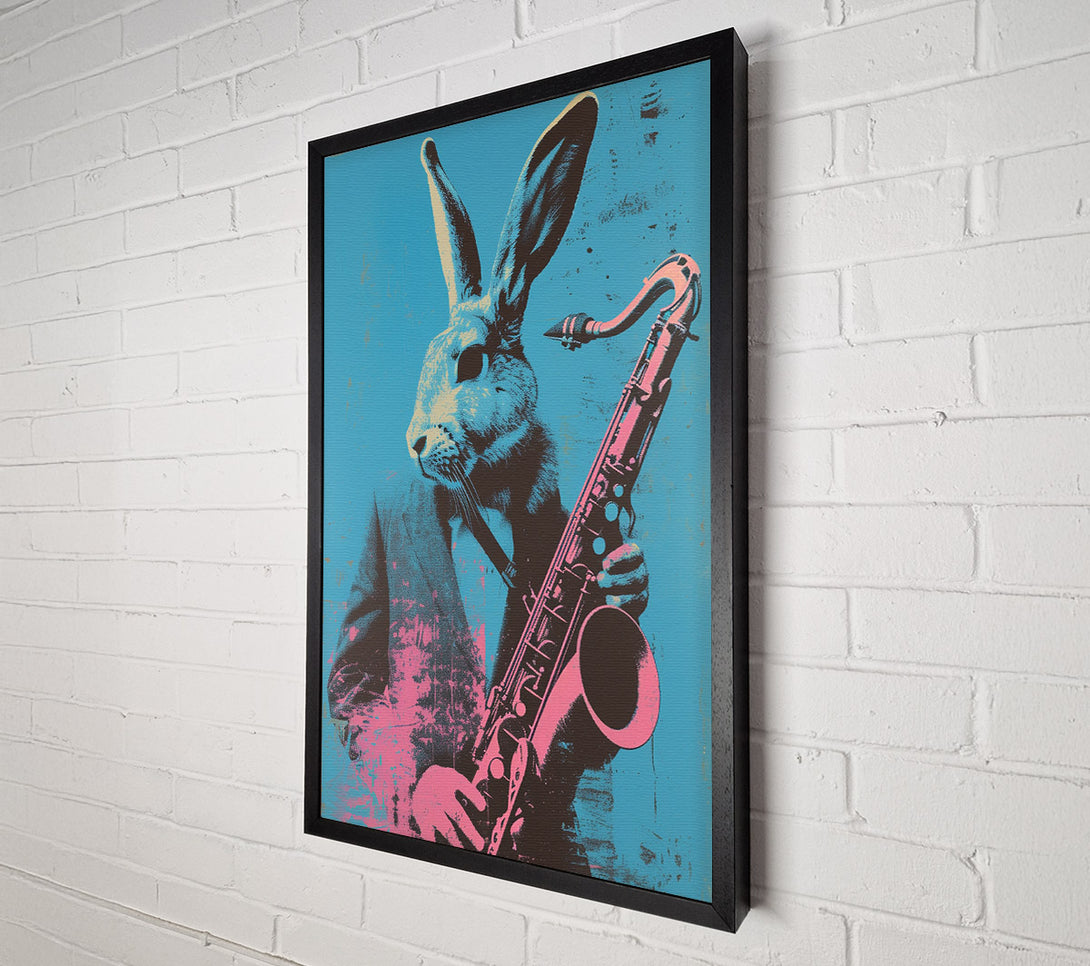  A Canvas Print of Jazz Bunny Canvas Art