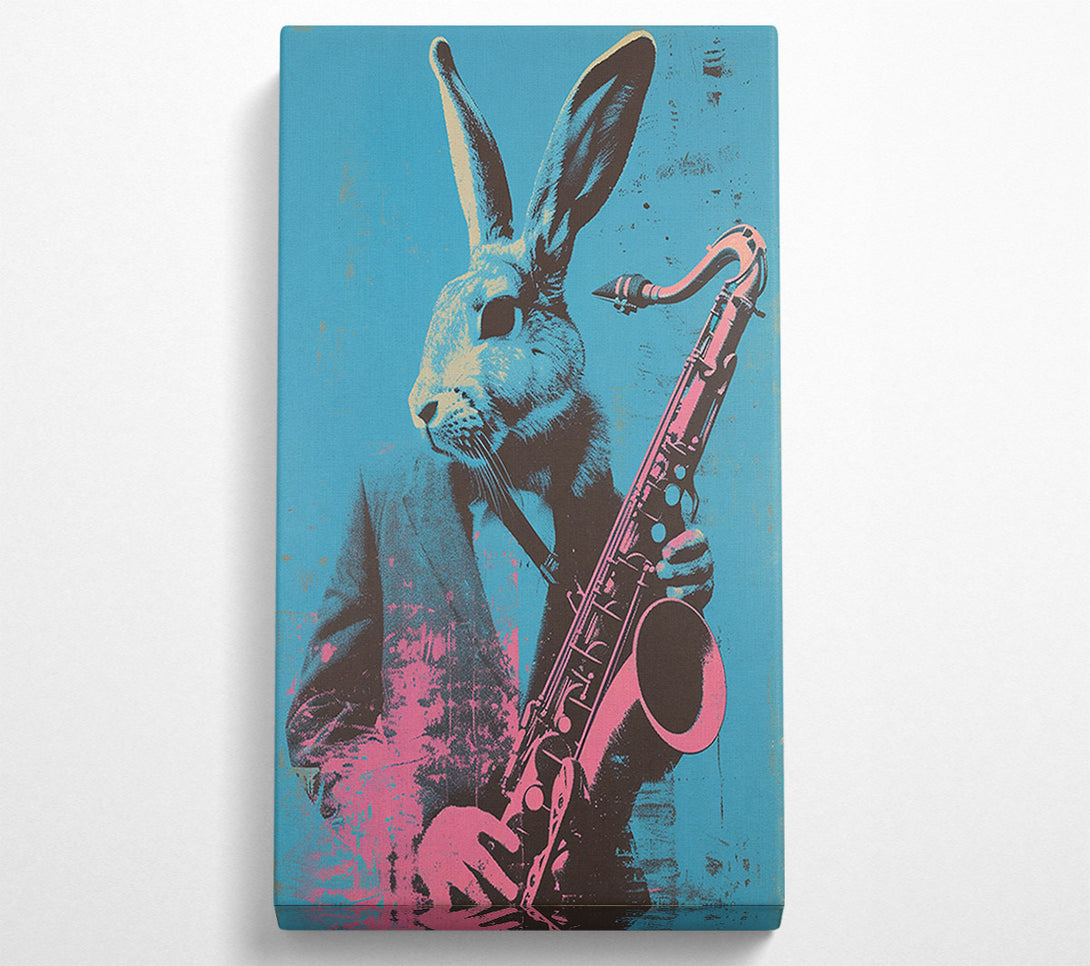  A Canvas Print of Jazz Bunny Canvas Art