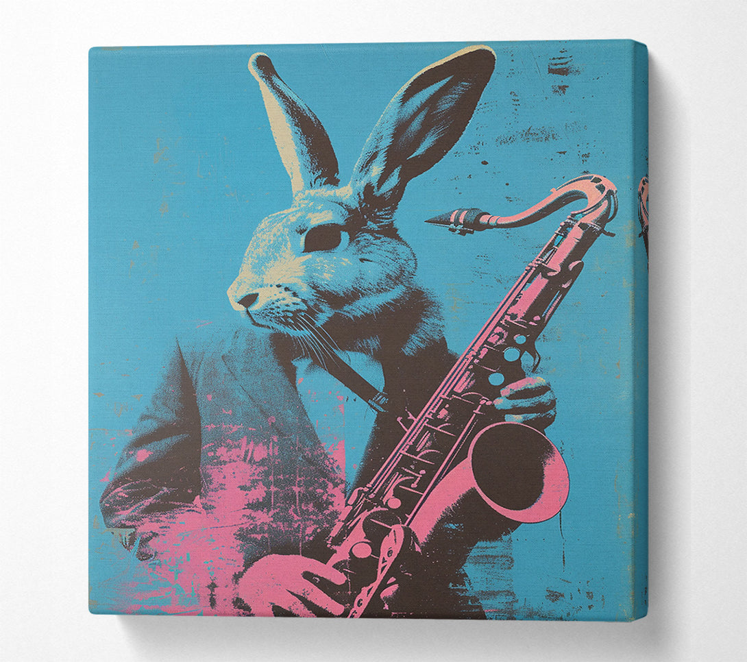  A Canvas Print of Jazz Bunny Canvas Art