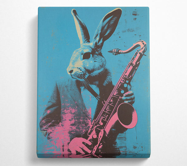  A Canvas Print of Jazz Bunny Canvas Art