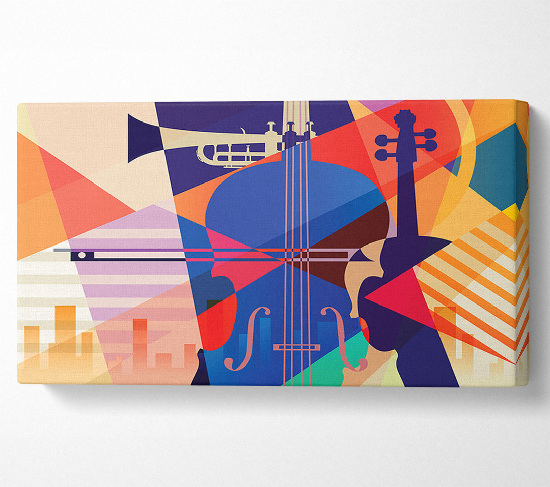  A Canvas Print of Jazz Music Canvas Print