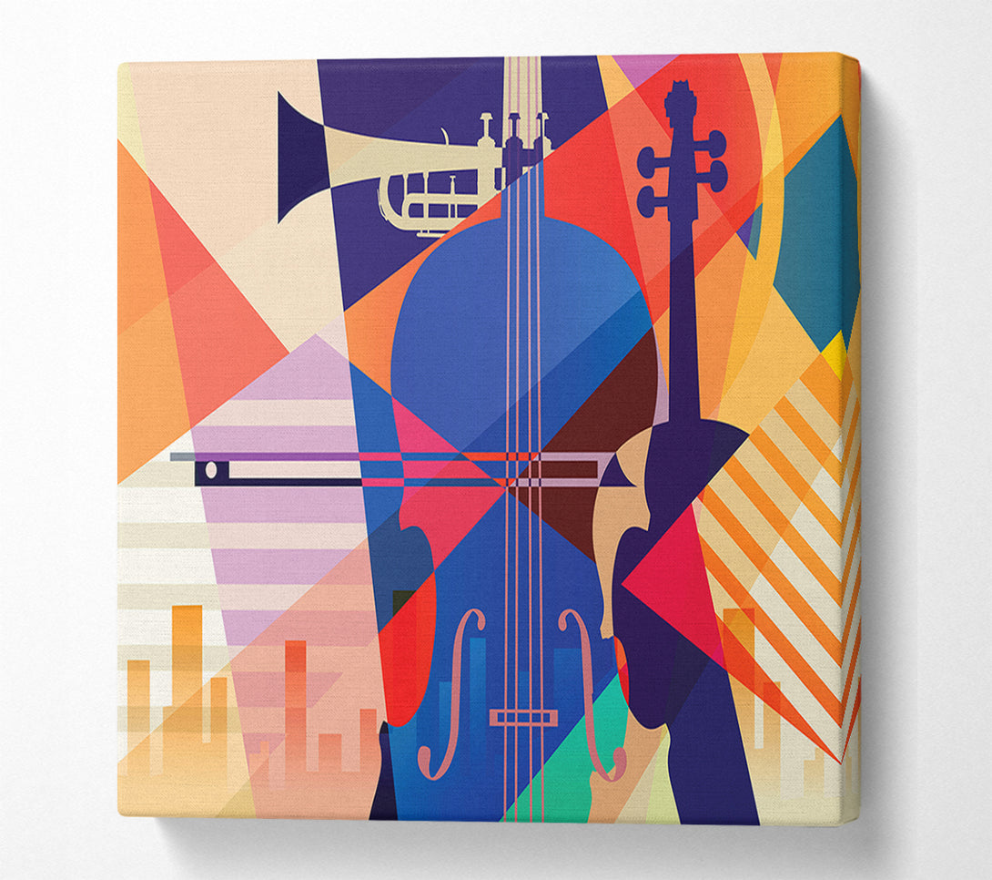  A Canvas Print of Jazz Music Canvas Print