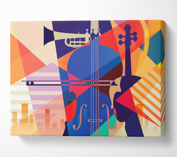  A Canvas Print of Jazz Music Canvas Print