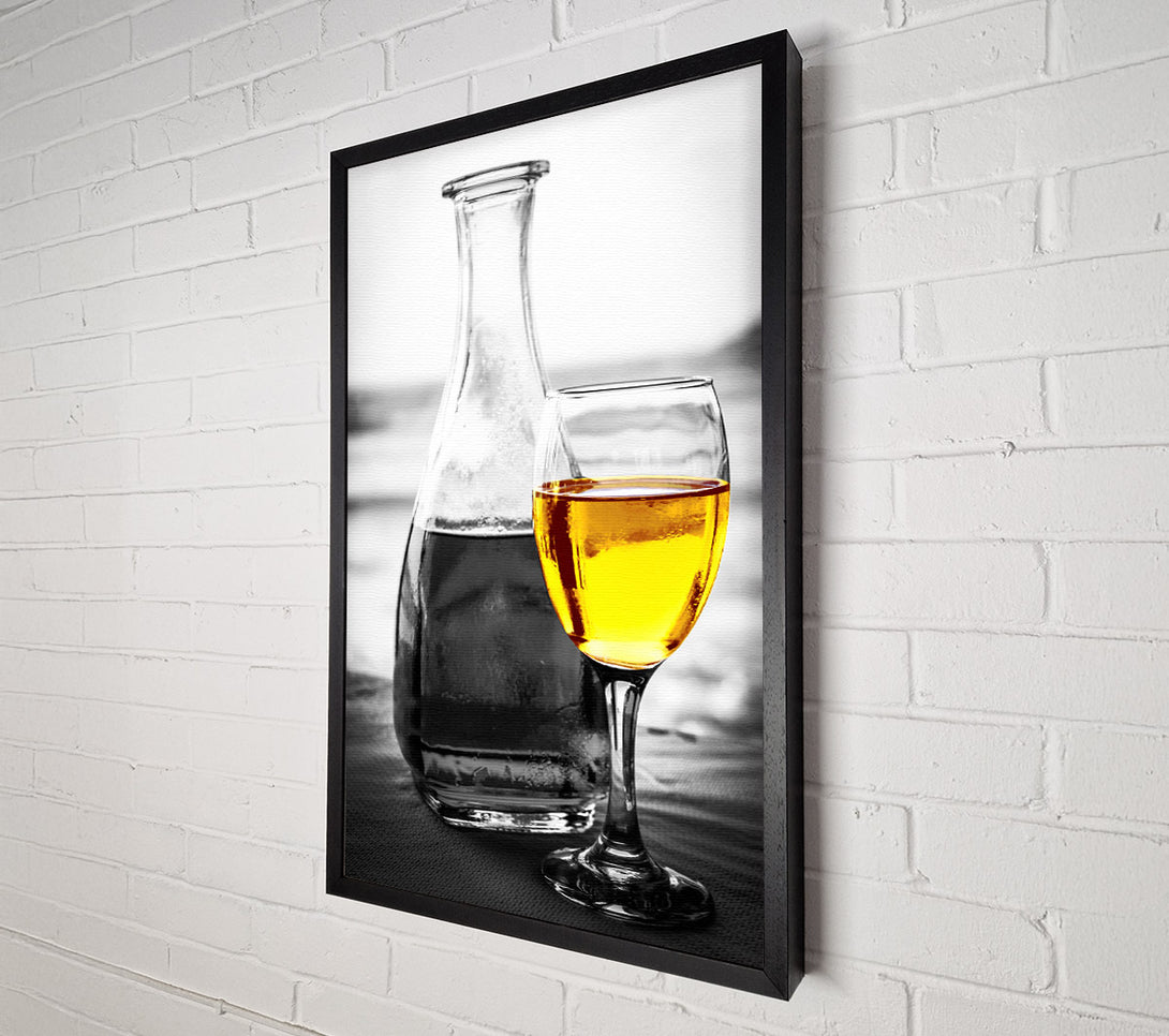  A Canvas Print of Juice In Glass Canvas Print