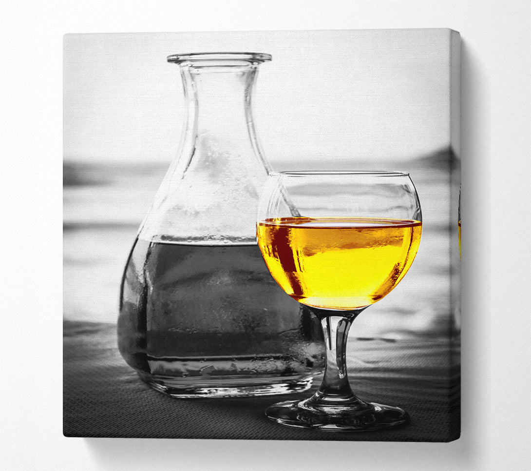  A Canvas Print of Juice In Glass Canvas Print