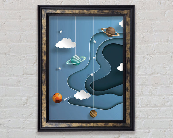 Kids Space Framed Print