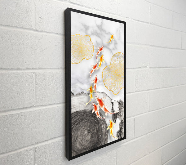 Koi Fish  Abstract Shapes