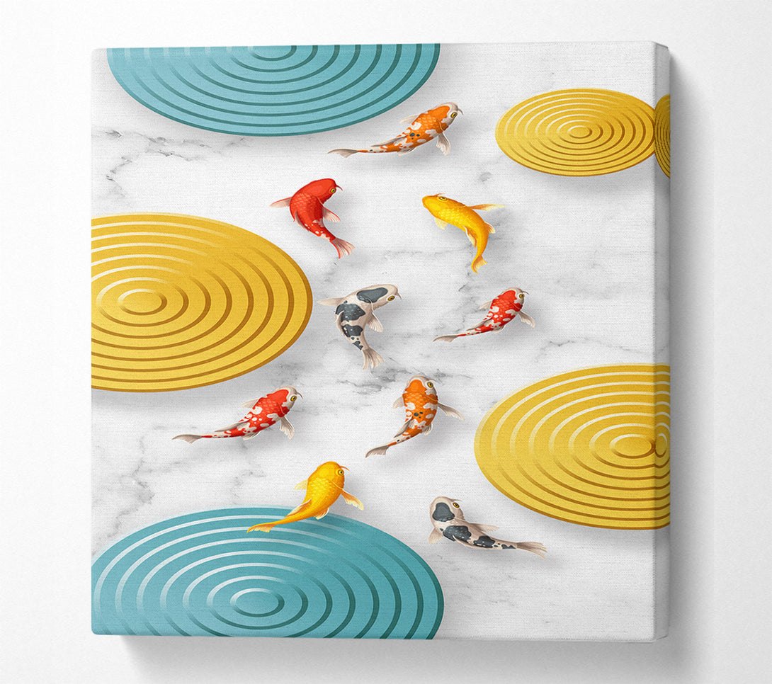  A Canvas Print of Koi Fish Canvas Art