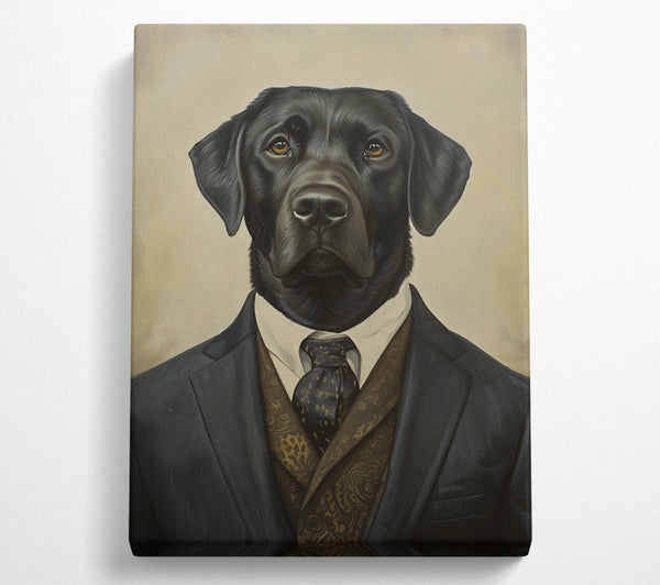  A Canvas Print of Labrador Suit Canvas Art