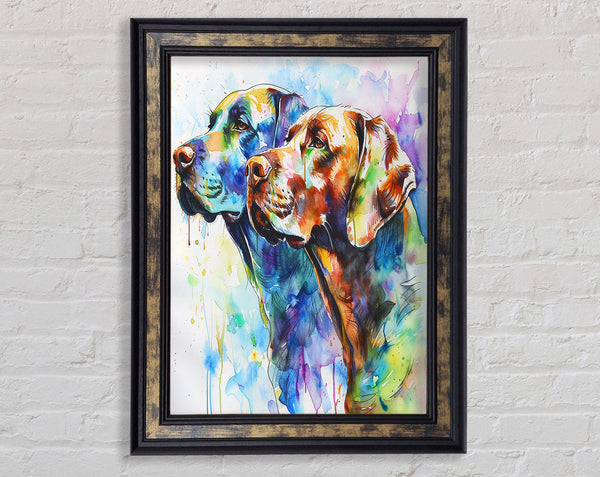 Labrador Watercolour Framed Print