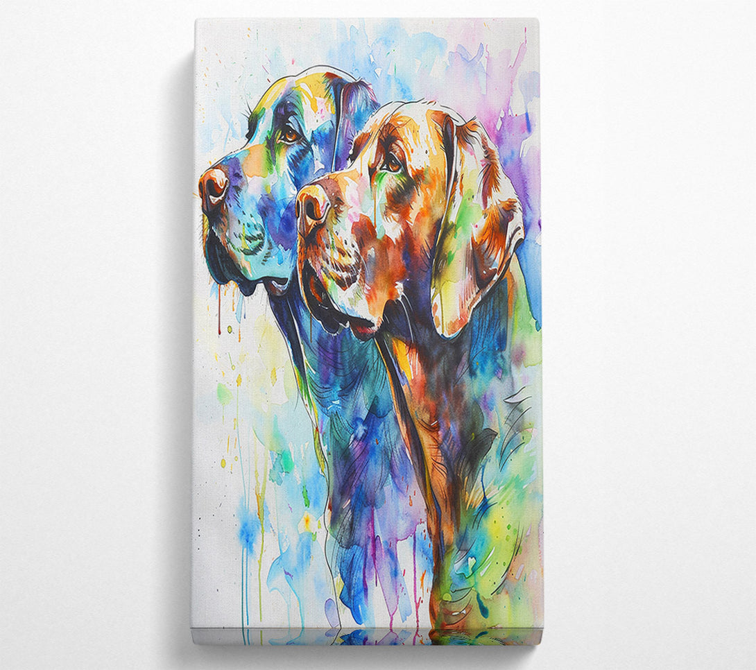  A Canvas Print of Labrador Watercolour Canvas Print